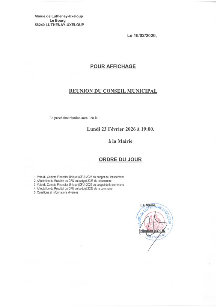 mairie luthenay-uxeloup