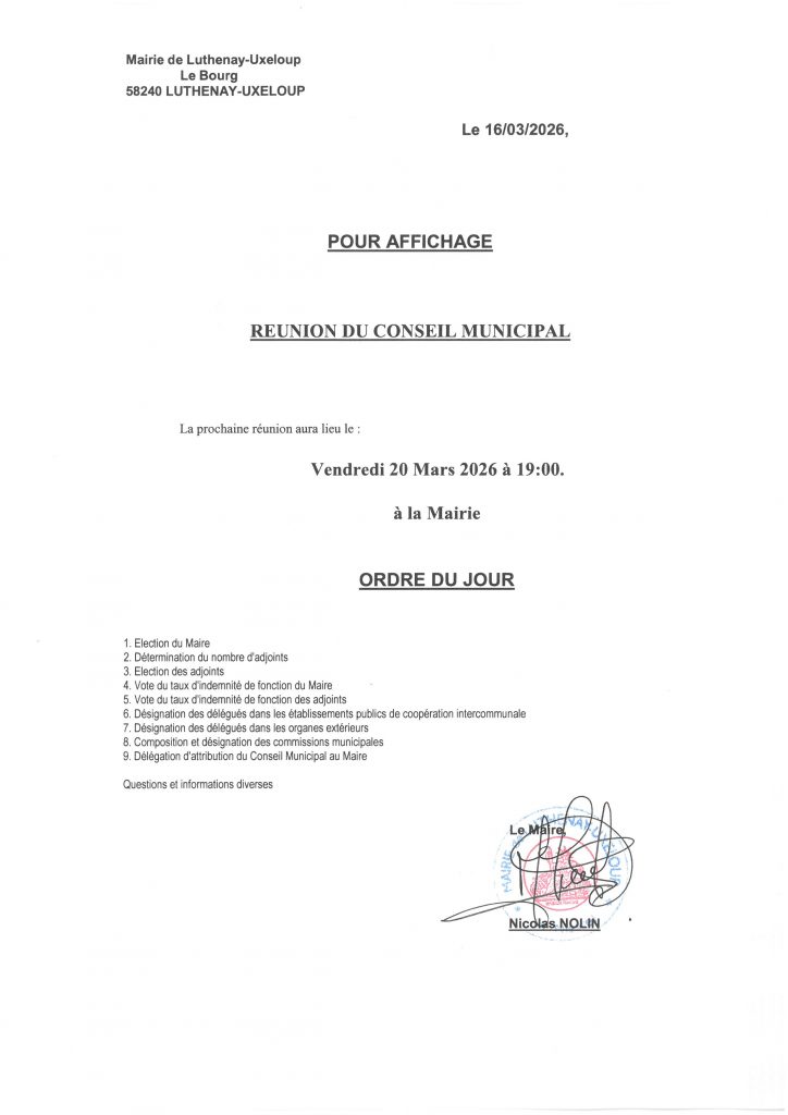 mairie luthenay-uxeloup